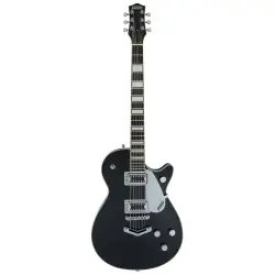 Gretsch G5220 Electromatic Jet Siyah Ceviz Klavye BroadTron Manyetikler V Stoptail Black Elektro Gitar - 1