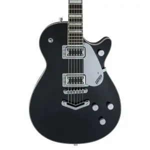 Gretsch G5220 Electromatic Jet Siyah Ceviz Klavye BroadTron Manyetikler V Stoptail Black Elektro Gitar - 3