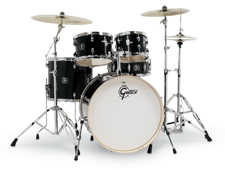Gretsch GE4E825B Energy 5 Parça 22 inç Akustik Davul Seti (Black) - Gretsch