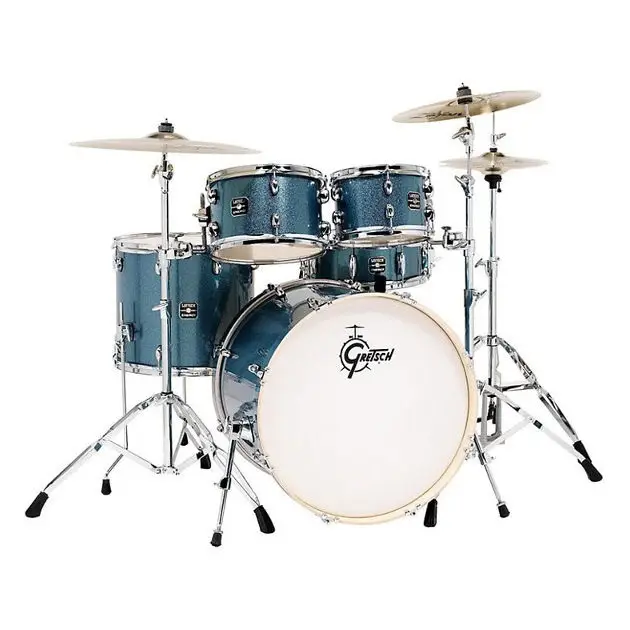 Gretsch GE4E825BS Energy 5 Parça 22 inç Akustik Davul Seti (Blue Sparkle) - Gretsch