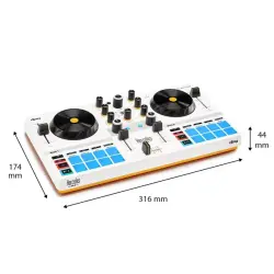 Hercules DJControl Mix Ultra Kablosuz DJ MIDI Kontrol Cihazı - 5