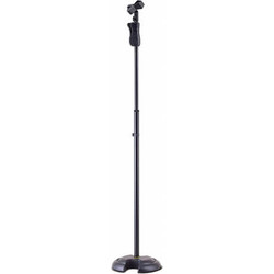 HERCULES Stands MS201B EZ Grip H-Base Microphone Stand with EZ Mic Clip - Hercules