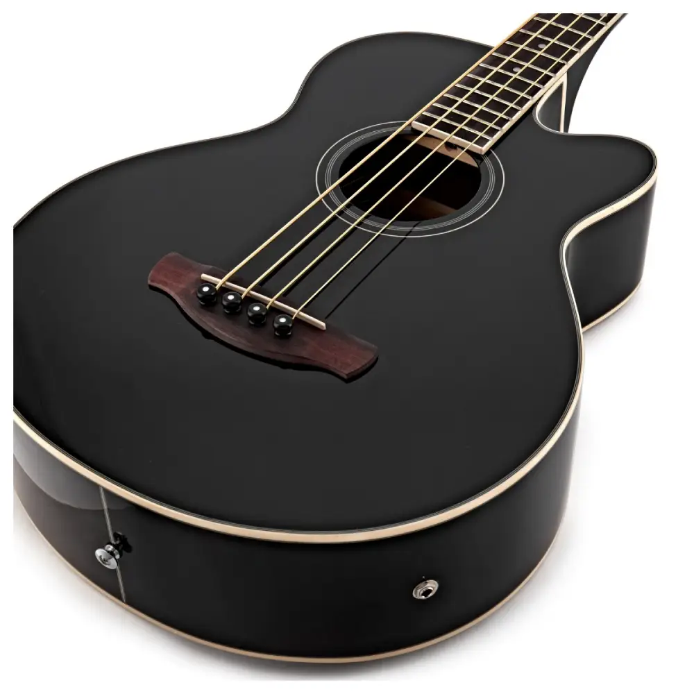 Ibanez AEB8E-BK AEL 4 String Acousric Bass Guitar - 3