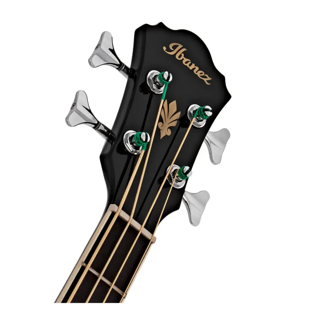 Ibanez AEB8E-BK AEL 4 String Acousric Bass Guitar - 5
