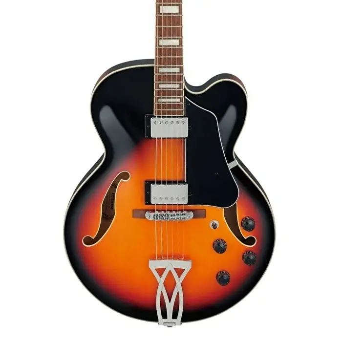 Ibanez AF75-BS Hollow Body-Caz Kasa Brown Sunburst Elektro Gitar - 3