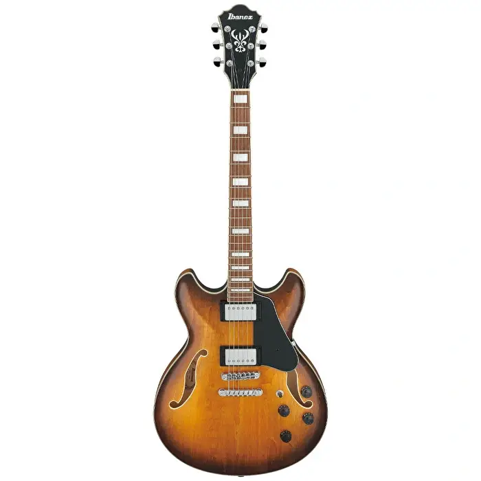 Ibanez AS73-TBC Artcore Semi Hollow Body Brown Sunburst Elektro Gitar - 1