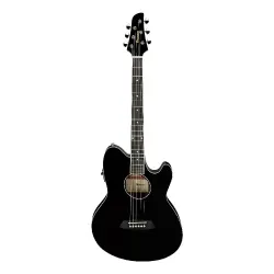 Ibanez TCY10E-BK Black High Gloss Elektro Akustik Gitar - 1