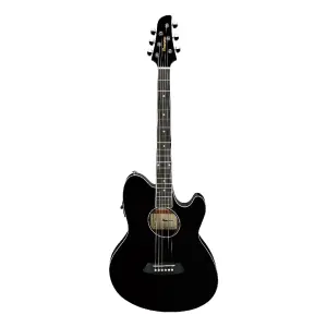 Ibanez TCY10E-BK Black High Gloss Elektro Akustik Gitar - 1
