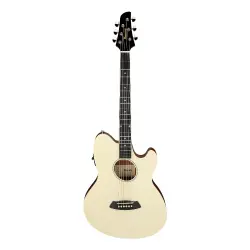 Ibanez TCY10E-IVH Ivory High Gloss Elektro Akustik Gitar - 1
