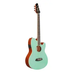 Ibanez TCY10E-SFH Seafoam Green High Gloss Elektro Akustik Gitar - 2