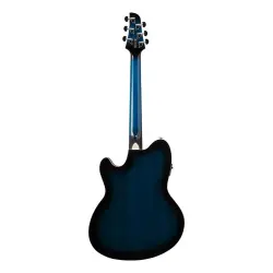 Ibanez TCY10E-TBS Transparent Blue Sunburst High Gloss Elektro Akustik Gitar - 3