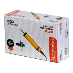 iFOX FX-22 Kablolu Dinamik Yaka Mikrofonu (1000 Ohm) - 7