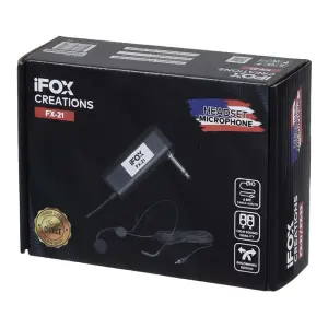 iFOX FX-23 Kablolu Dinamik Yaka Mikrofonu (1000 Ohm) - 4