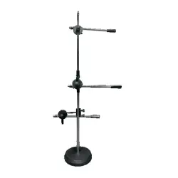 iFOX FXM-14 Üçlü Yükseklik Ayarlı Gri Mikrofon Boy Sehpası - iFOX