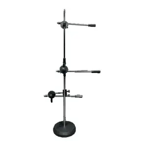 iFOX FXM-14 Üçlü Yükseklik Ayarlı Gri Mikrofon Boy Sehpası - 1