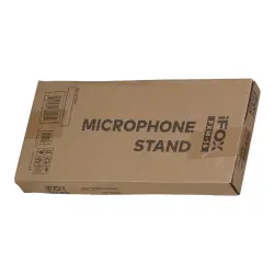 iFOX FXM-16 Çevirmeli Yükseklik Ayarlı Siyah Masaüstü Mikrofon Sehpası - 4