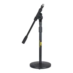 iFOX FXM-17 Çevirmeli Yükseklik Ayarlı Siyah Masaüstü Akrobat Mikrofon Sehpası - 1