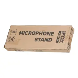 iFOX FXM-17 Çevirmeli Yükseklik Ayarlı Siyah Masaüstü Akrobat Mikrofon Sehpası - 4