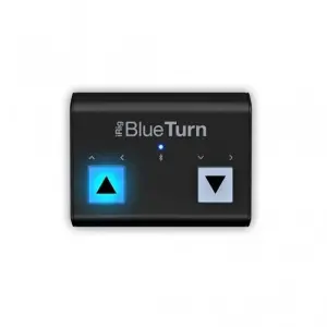 IK Multimedia iRig BlueTurn Işıklı Bluetooth Sayfa Değiştirme / Kaydırma Cihazı (iOS, Android & Mac) - 1