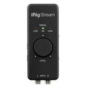IK Multimedia iRig Stream iPhone, iPad ve Mac/PC için Canlı Yayın Ses Kartı - IK Multimedia