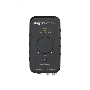 IK Multimedia iRig Stream Pro iPhone, iPad ve Mac/PC için Canlı Yayın Ses Kartı - 1