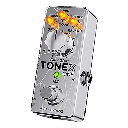 IK Multimedia TONEX ONE AI Modeling Multi-FX Pedal with Joe Satriani Collection (Limited Edition Silver) - 3