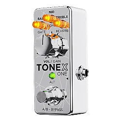 IK Multimedia TONEX ONE AI Modeling Multi-FX Pedal with Joe Satriani Collection (Limited Edition Silver) - 4