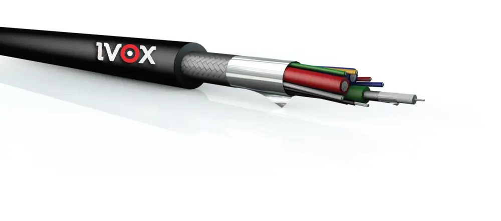 IVOX - IVOX RGB 3 /8 3xCoax+8x0,14 mm² Multimedya Kablosu