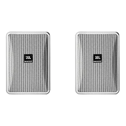JBL Control 23-1L Ultra Kompakt İki Yollu İç/Dış Mekan Duvar Tipi Hoparlör (Çift, Beyaz) - JBL