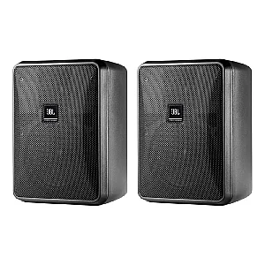 JBL Control 25-1 İki Yollu İç/Dış Mekan Duvar Tipi Hoparlör (Çift, Siyah) - 1