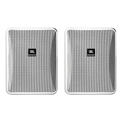 JBL Control 25-1L High-Output İki Yollu İç/Dış Mekan Duvar Tipi Hoparlör (Çift, Beyaz) - JBL