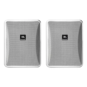 JBL Control 25-1L High-Output İki Yollu İç/Dış Mekan Duvar Tipi Hoparlör (Çift, Beyaz) - 1