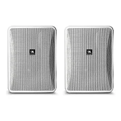 JBL Control 28-1 Yüksek Çıkışlı İki Yollu İç/Dış Mekan Duvar Tipi Hoparlör (Çift, Beyaz) - JBL