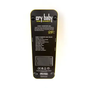 Jim Dunlop KH95Y Kirk Hammett Yellow Sparkle Wah Pedalı - 4