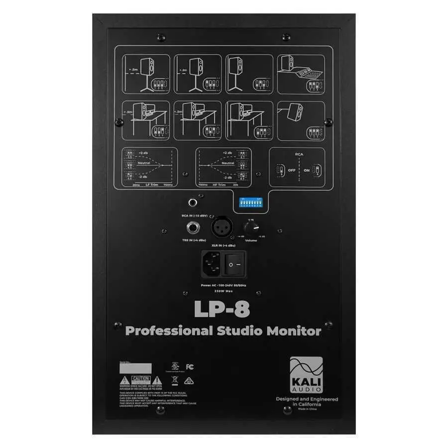 Kali Audio LP-8 V2 8-inch Powered Studio Monitor - 2