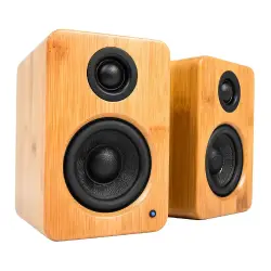 Kanto YU2 100W 3 inç USB DAC Aktif Masaüstü Hoparlör (Bamboo) - KANTO