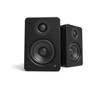 Kanto YU2 100W 3 inç USB DAC Aktif Masaüstü Hoparlör (Matte Black) - 1