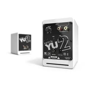 Kanto YU2 100W 3 inç USB DAC Aktif Masaüstü Hoparlör (Matte White) - 2
