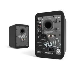 Kanto YU4 140W 4 inç Bluetooth Aktif Raf Tipi Hoparlör (Matte Black) - 2