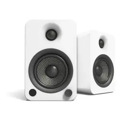 Kanto YU4 140W 4 inç Bluetooth Aktif Raf Tipi Hoparlör (Matte White) - 1