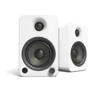 Kanto YU4 140W 4 inç Bluetooth Aktif Raf Tipi Hoparlör (Matte White) - 1