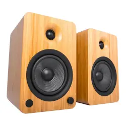 Kanto YU6 200W 5.25 inç Bluetooth Aktif Raf Tipi Hoparlör (Bamboo) - 5