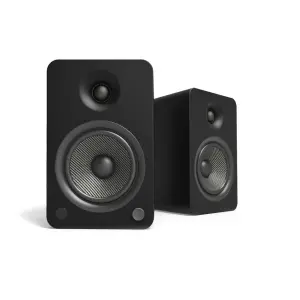 Kanto YU6 200W 5.25 inç Bluetooth Aktif Raf Tipi Hoparlör (Matte Black) - 1