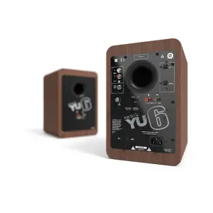 Kanto YU6 200W 5.25 inç Bluetooth Aktif Raf Tipi Hoparlör (Walnut) - 2