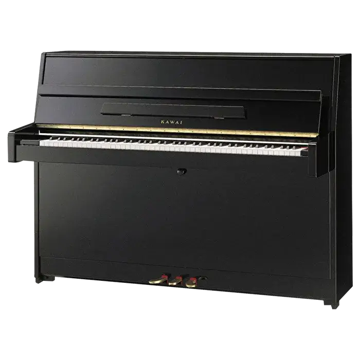 KAWAI - KAWAI K-15E M/PEP Parlak Siyah 110 CM Duvar Piyanosu