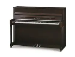 KAWAI K-200 MH/MP Parlak Maun 114 CM Duvar Piyanosu - KAWAI