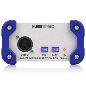 KLARK TEKNIK DN100 V2 Active DI Box with Extended Dynamic Range - Klark Teknik