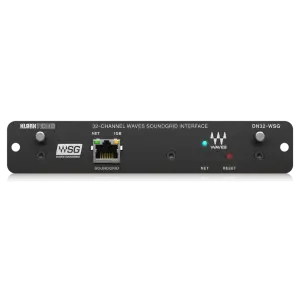 KLARK TEKNIK DN32-WSG Genişleme Kartı 32-Kanal Düşük Gecikmeli AoIP in WAVES SoundGrid Networks - 1