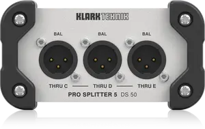 KLARK TEKNIK DS50 Genişletilmiş Dinamik Aralıklı Pasif 1-ın / 5-out Sinyal Splitter - 4