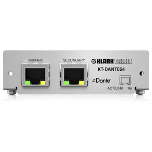 KLARK TEKNIK KT-DANTE64 Audinate Dante Network Modül - 1